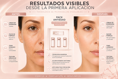 SET SÉRUM ANTIEDAD CON MICROAGUJAS 3X10ML